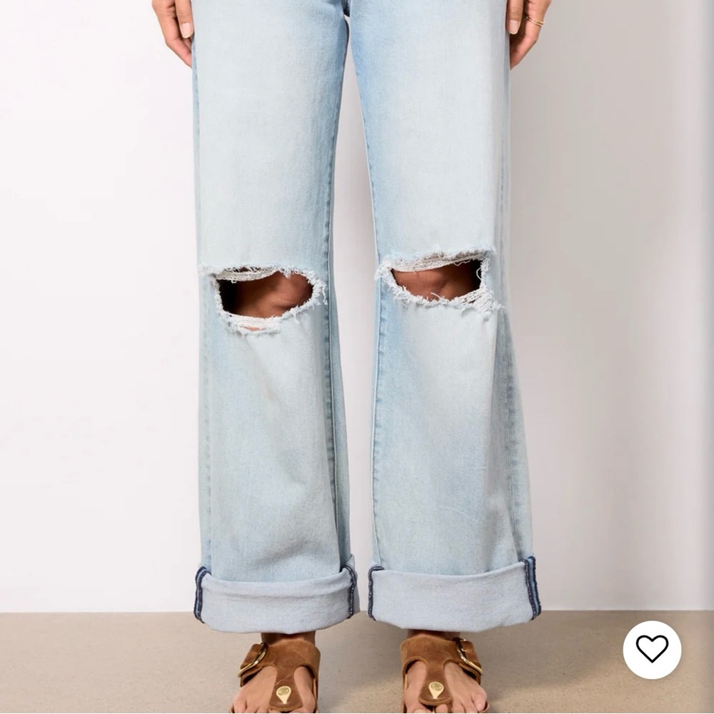Kut from the Kloth Blue Boyfriend Jeans Relaxed Fit